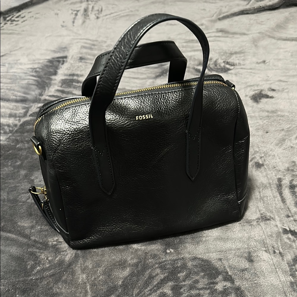 Fossil Black Leather bag